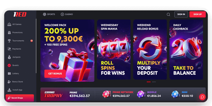 1Red Mobiele App: Altijd en Overal Jouw Favoriete Casino image 3